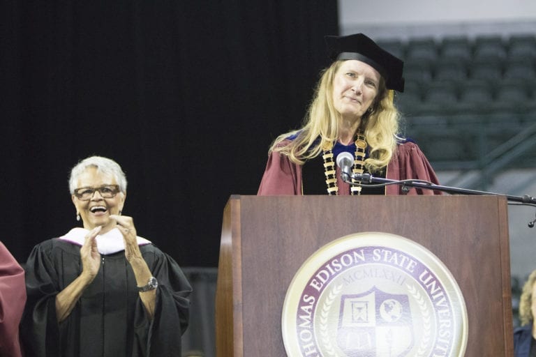 Dr. Merodie A. Hancock Inaugurated During 46th Annual Commencement Ceremony