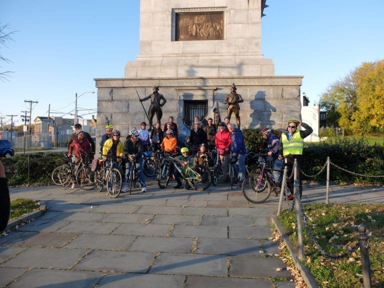 Cyclists Take a City Bike Ride to Celebrate the Newly Opened Trenton Wellness Loop