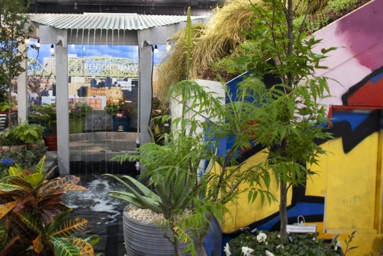 MCCC Display Featuring Trenton Skyline Scores Silver Medal at Philadelphia Flower Show