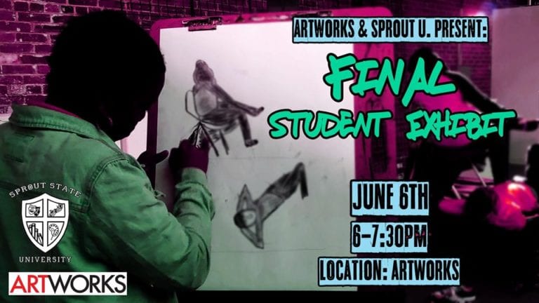 Final Student Exhibit at Artworks