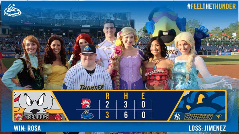 Pitching Dominates in 3-2 Thunder Win