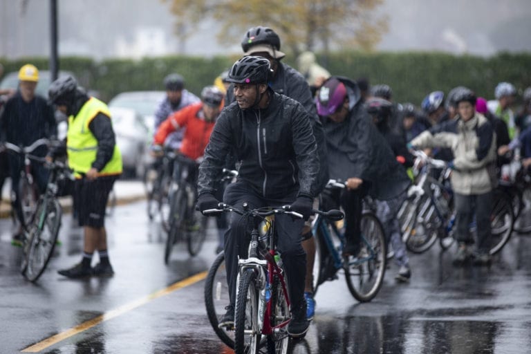 Wind, Rain, and Cool Temperatures no Match for Tour de Trenton Riders
