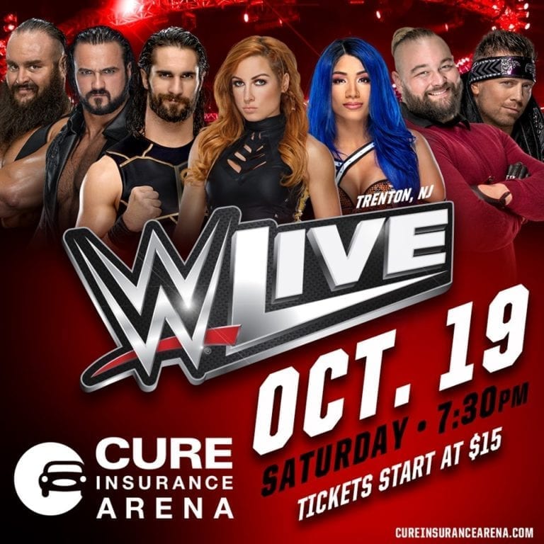 WWE Superstars Return to Cure Insurance Arena Oct. 19