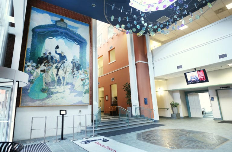 Welcome to Glorious George Today on View at TESU