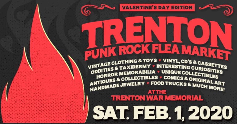 Trenton Punk Rock Flea Market: Valentine’s Edition Set For February 1 at the Trenton War Memorial