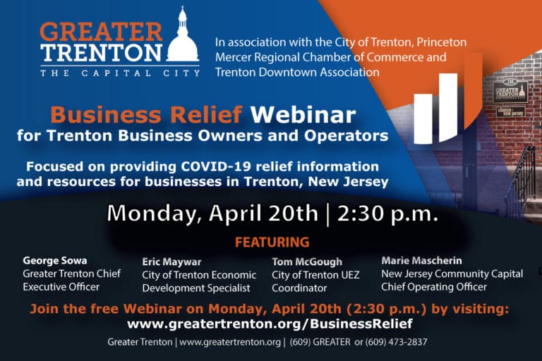 Business Relief Webinar Details for Trenton Businesses