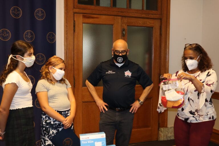 Great Acts of Kindness: Three Girls Collect 1,530 Masks for the City of Trenton