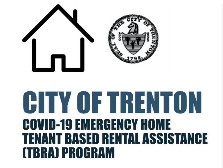 The City of Trenton Offers New COVID-19 Emergency HOME Tenant Based Rental Assistance Program