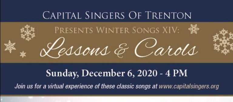 Capital Singers of Trenton Offers Sounds of the Season with Virtual Lessons and Carols Concert