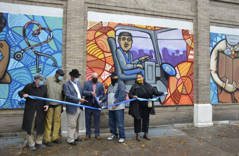 Leon Rainbow Revels Third Mural in “We Are Survivors” Series