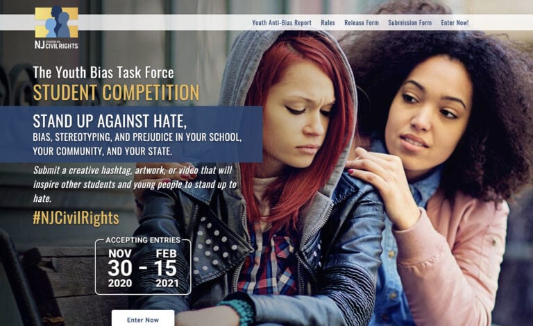 NJ Division on Civil Rights Hosts “Stand Up Against Hate” Campaign Contest