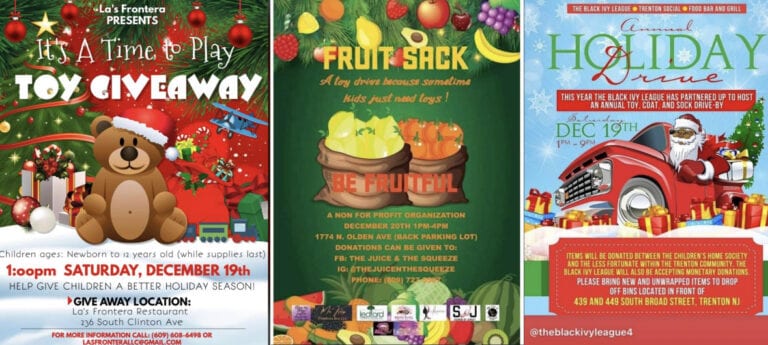 A Weekend of Winter Donations in Trenton