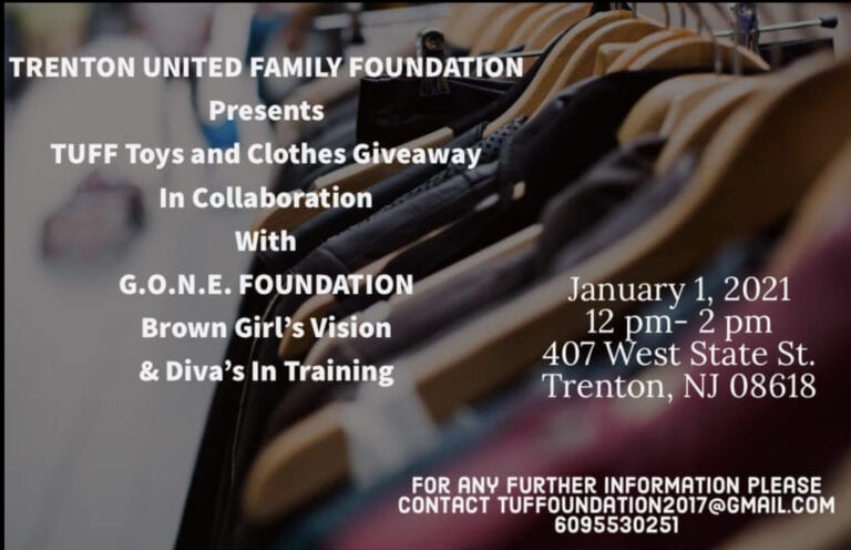Trenton United Family Foundation Partners to Host a Toys and Clothes Giveaway