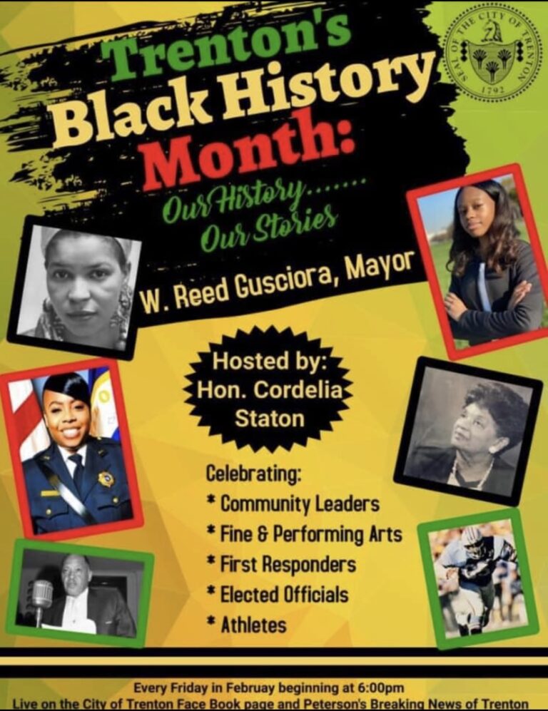 Our History, Our Stories: The City of Trenton Celebrates Black History Month