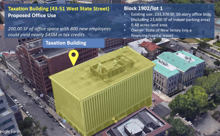 State Issues Request for Offers to Purchase and Redevelop Trenton’s Former Taxation Building