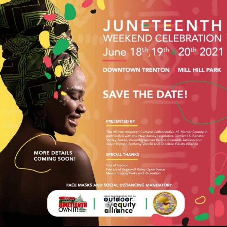 Today Kicks Off the Inaugural Juneteenth Celebration in Downtown Trenton and Mercer County