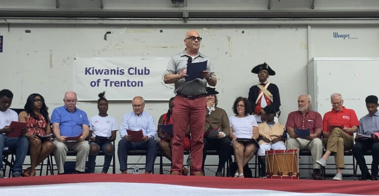Trenton Community Members Honor the First Public Reading of the Declaration of Independence