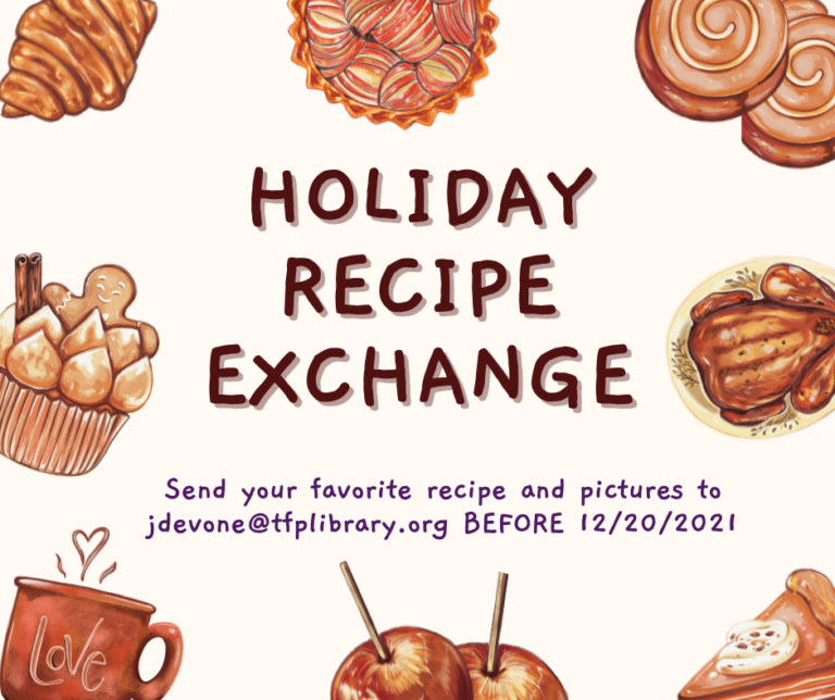 Trenton Public Library Hosts Holiday Recipe Swap