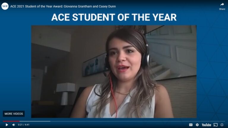 TESU’s Own Named Student of the Year by American Council on Education