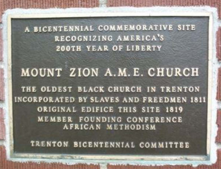 The History of Greater Mount Zion AME Church: The Oldest Black Church in Trenton
