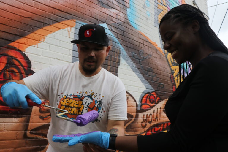 New Isles Mural Shows Peace Sign and Hope in Trenton