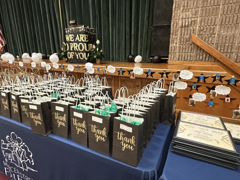 Mercer Street Friends Award B.C. Gregory Students for Achievement in Reading Intervention Program 