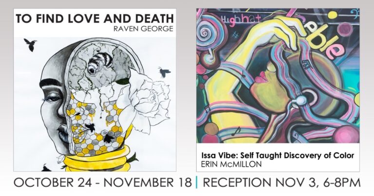 Visual Artists, Raven George and Erin McMillon Unveil New Solo Exhibitions at ARTWORKS