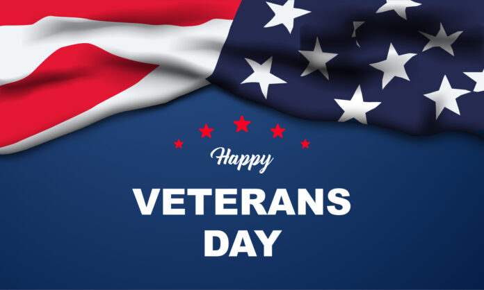 veterans-day-background-design-greeting-card-banner-poster-illustration-vector