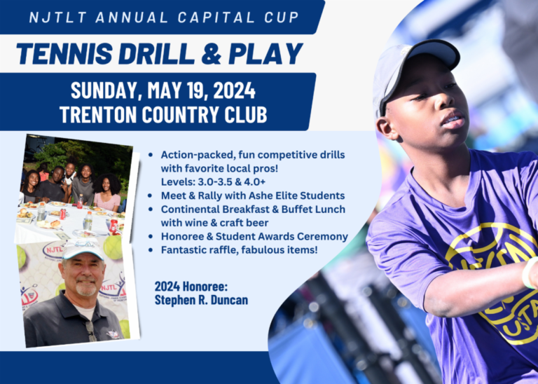 NJTL of Trenton’s Annual Capital Cup at Trenton Country Club: A Drill & Play Tennis Fundraiser