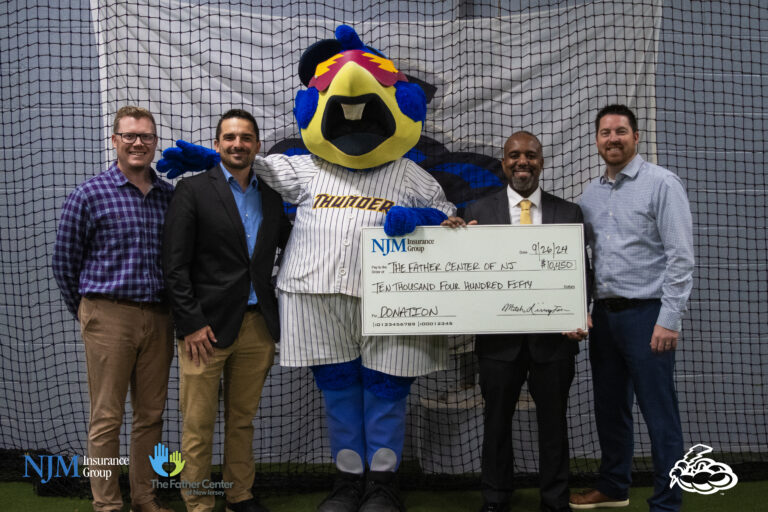 Thunder and NJM Insurance Group Raise Money for Safe at Home Program